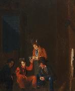 John Wesley Jarvis Lafitte Brothers in Dominique Yous Bar Spain oil painting artist